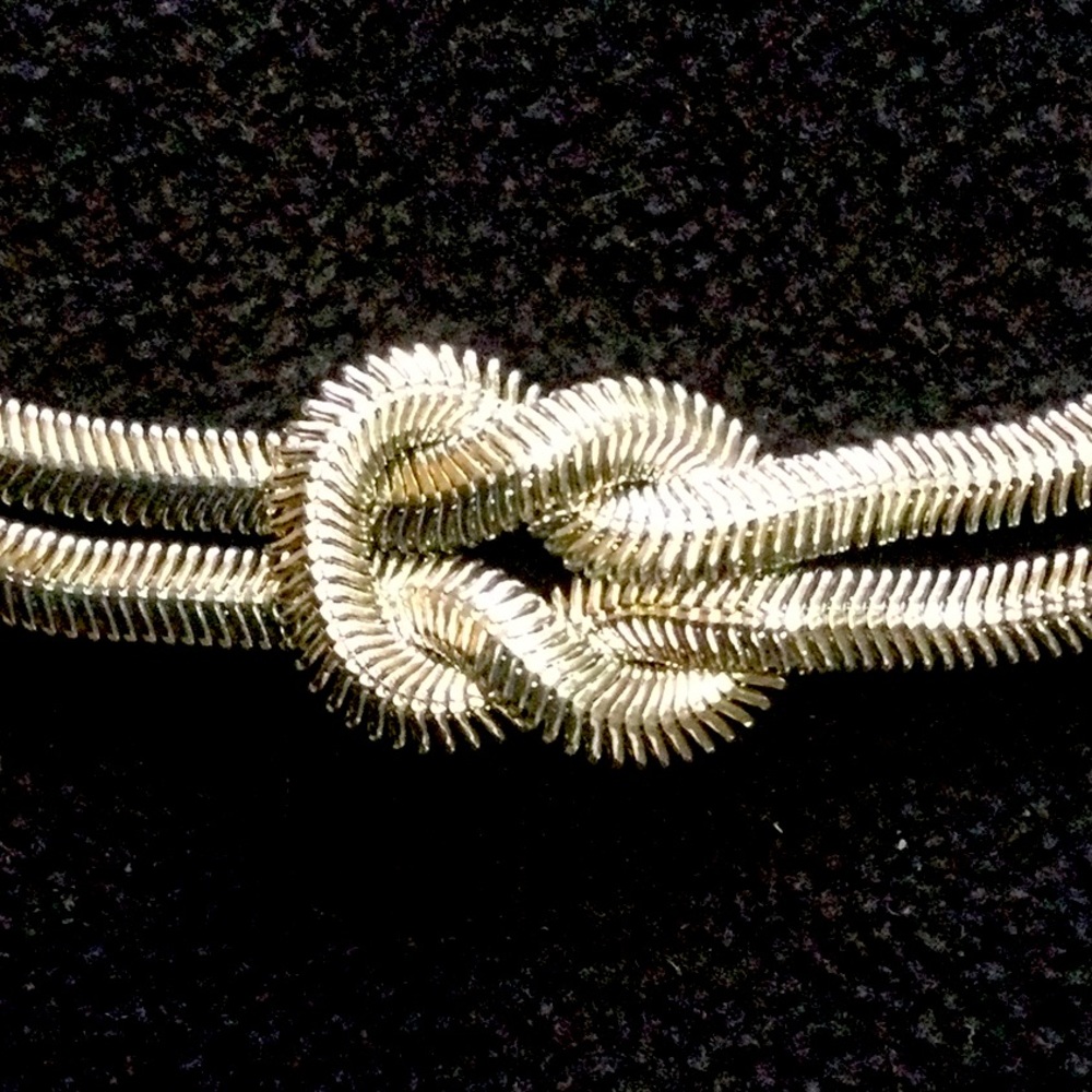 Silver Tone Adjustable Length Necklace - Picture 2 of 5